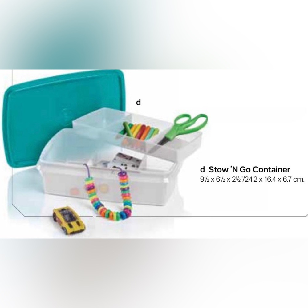 Tupperware Stow 'N Go Container